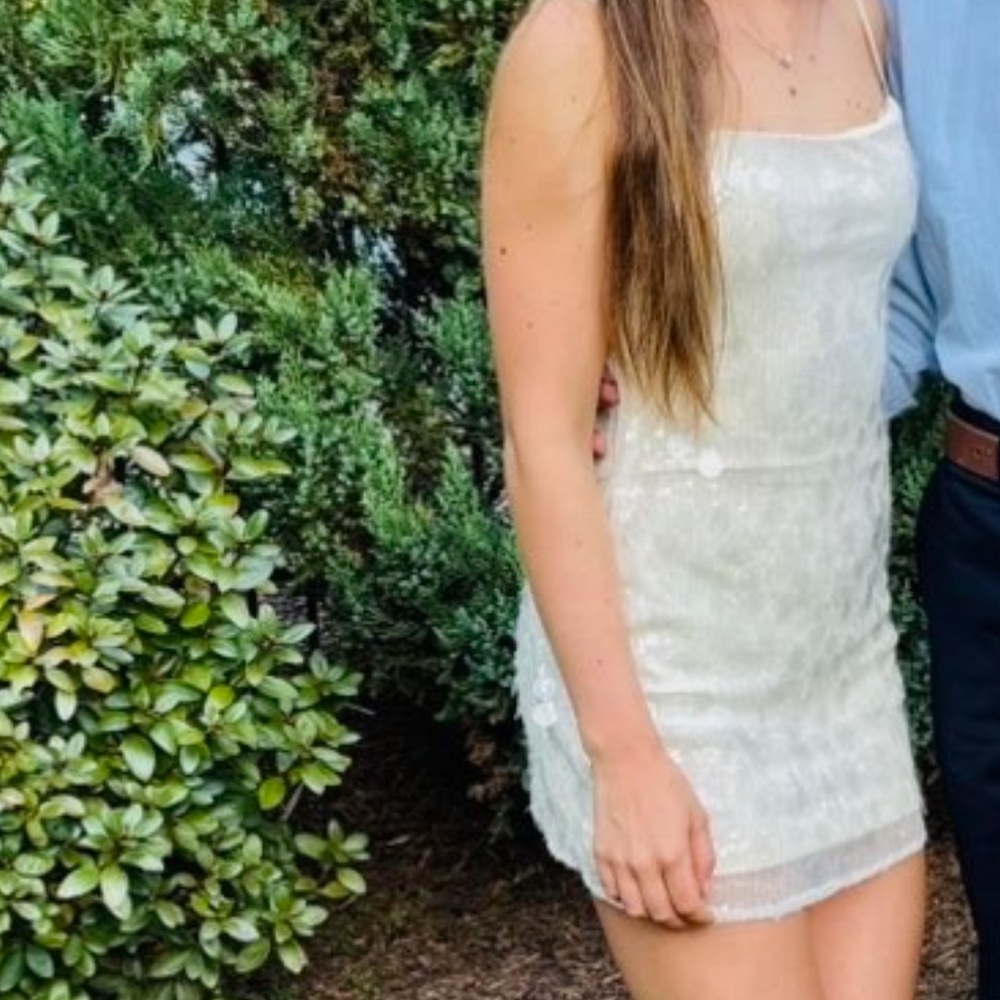 Edikted White Mini Dress